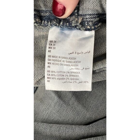 Karen Scott Overcast Pull On Straight Leg‎ Jeans Plus Size 3X NWT - Picture 3 of 5